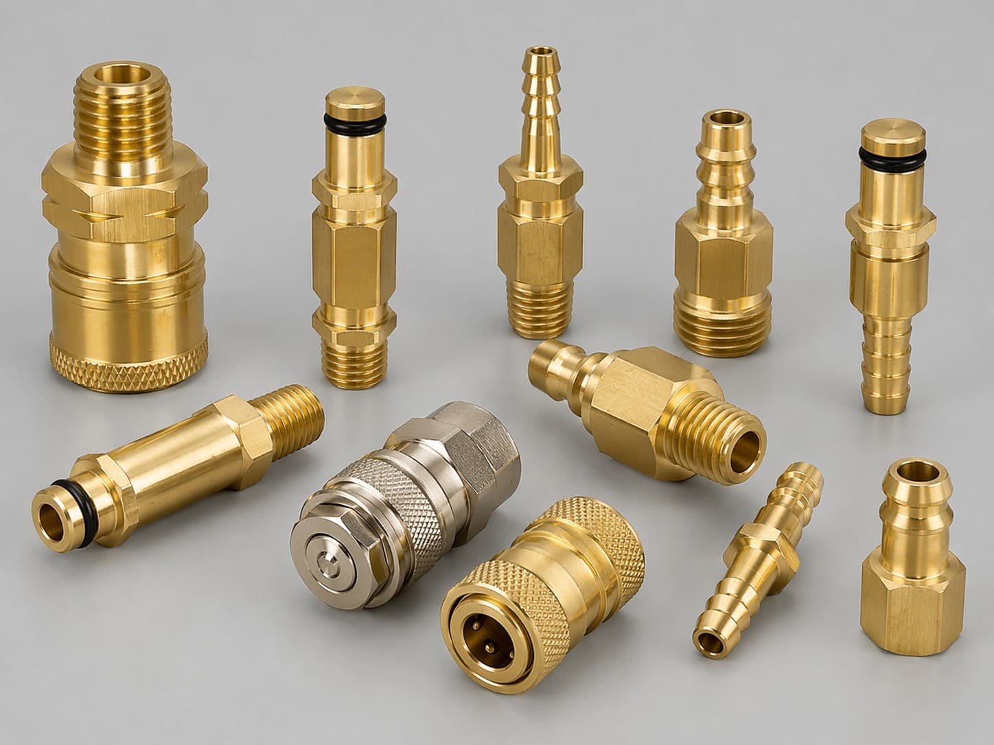 Brass Quick Connect Fittings Manufacturer in India | Pneumatic & Fluid ...