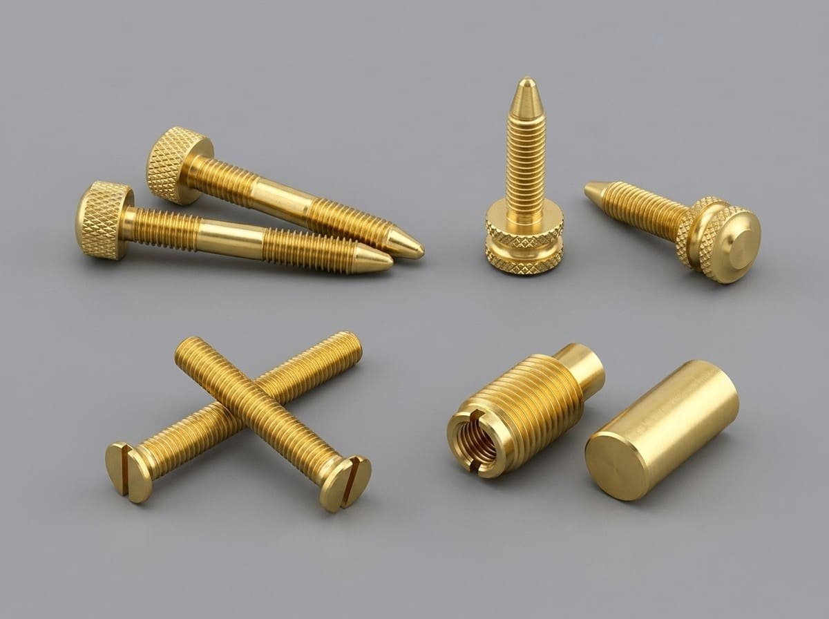 Hardware Screw Component Brass Screws Manufacturer & Exporter | Precision Brass Fasteners | RMS ...